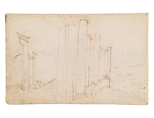 Sketchbook, folio 9v